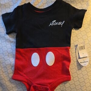 Disney Black and Red Bodysuit with Iconic Design